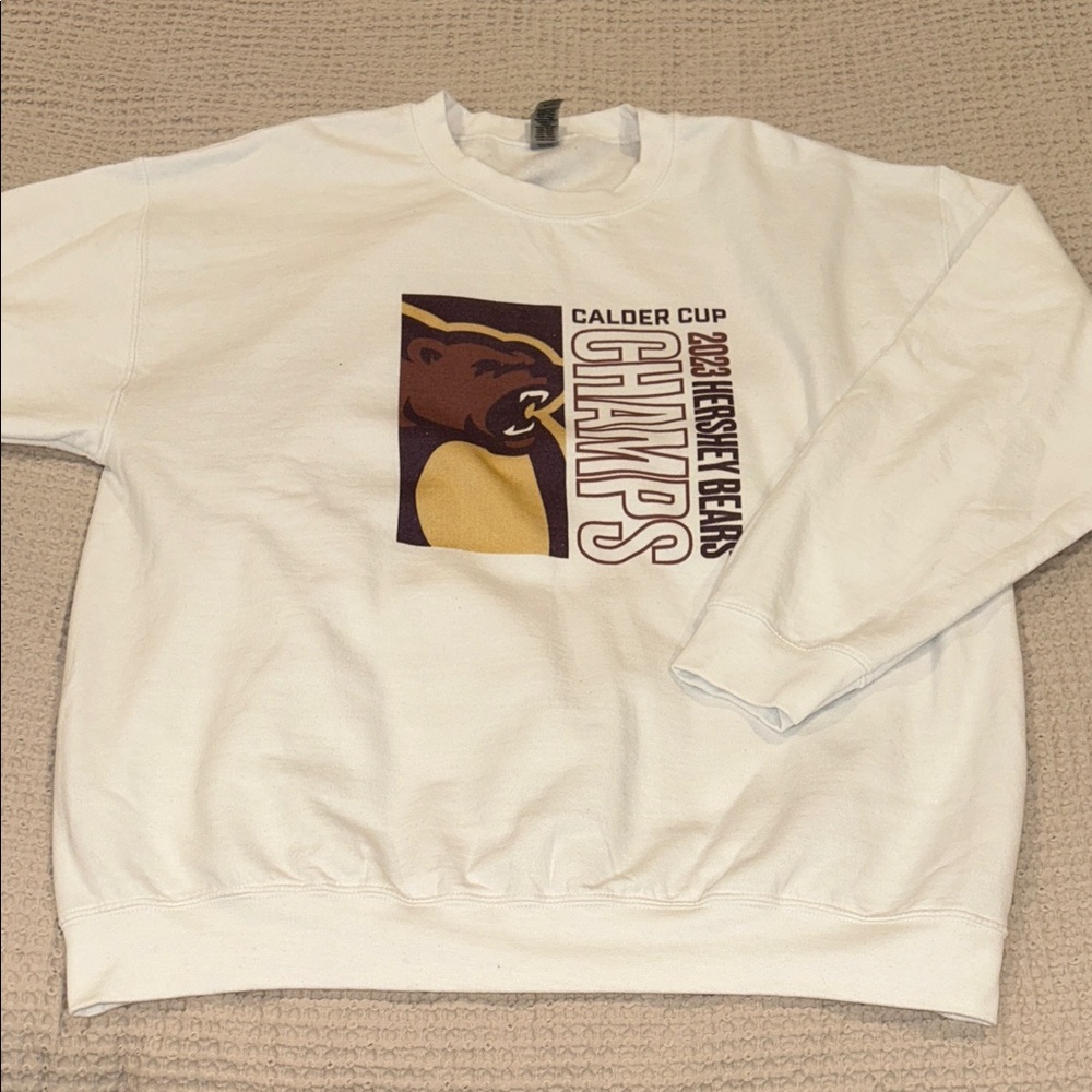 White Hershey Bears Champs Crewneck